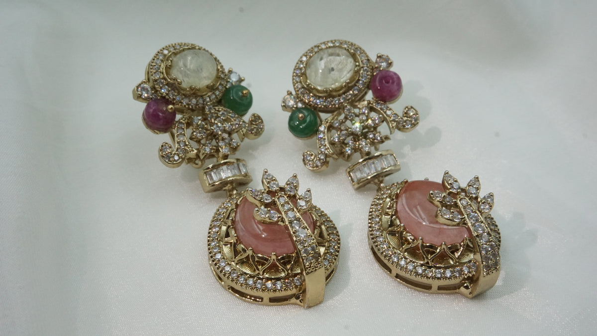 Noor Mahal Earrings | Sabyasachi Inspired |SV- EE- 04