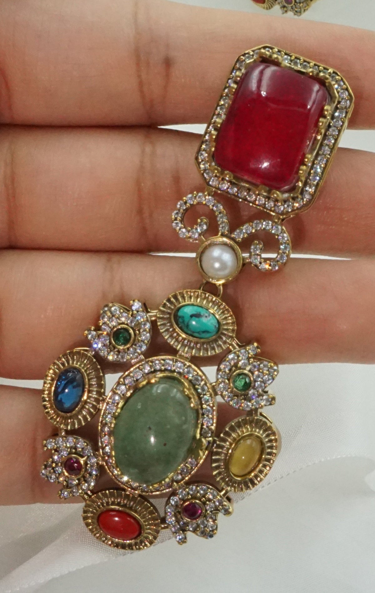 Rani Navratan Earrings | SV-EE-07