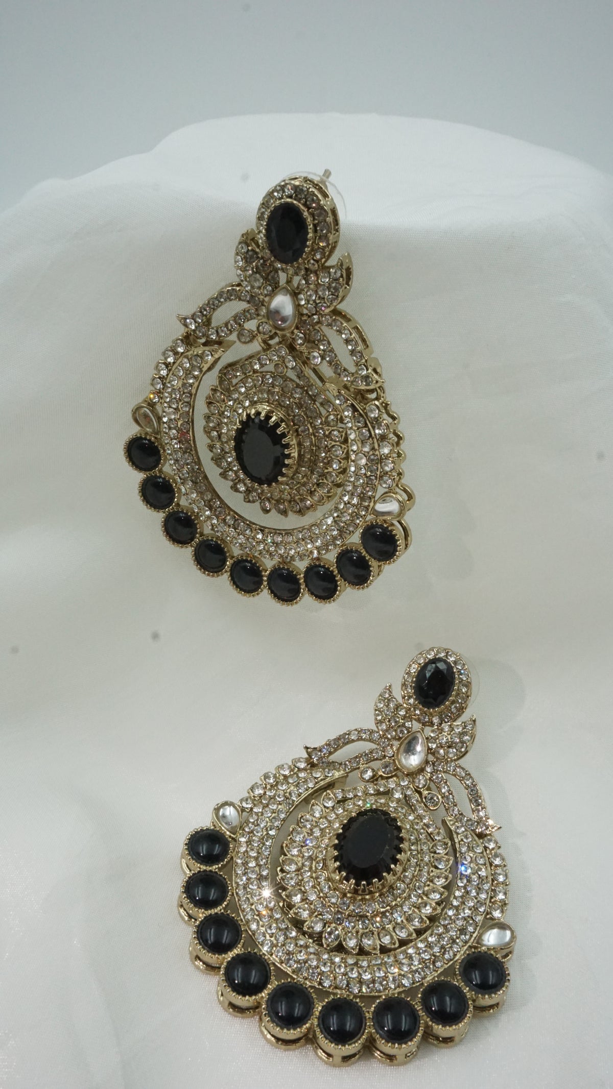 Nawabi Noir Earrings | SV-EE-10